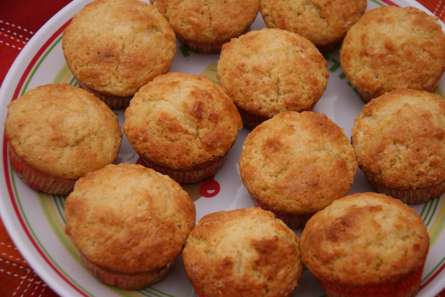 I muffin al limone e ricotta per la colazione