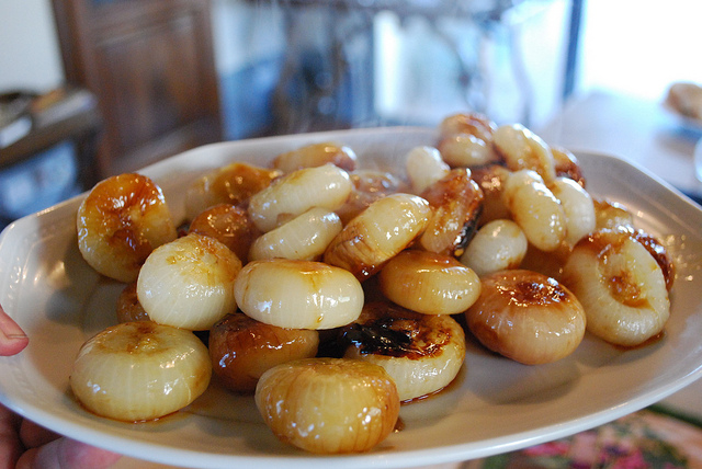 Le cipolline in agrodolce al forno, la ricetta