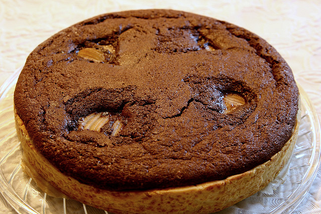 La ricetta per il Bimby della crostata pere e cioccolato