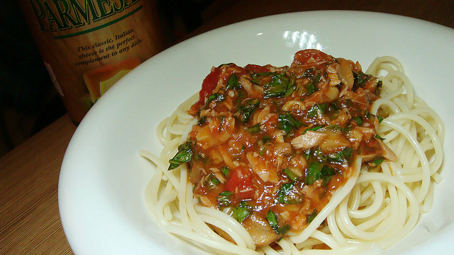 La pasta con lo sgombro da preparare con il Bimby