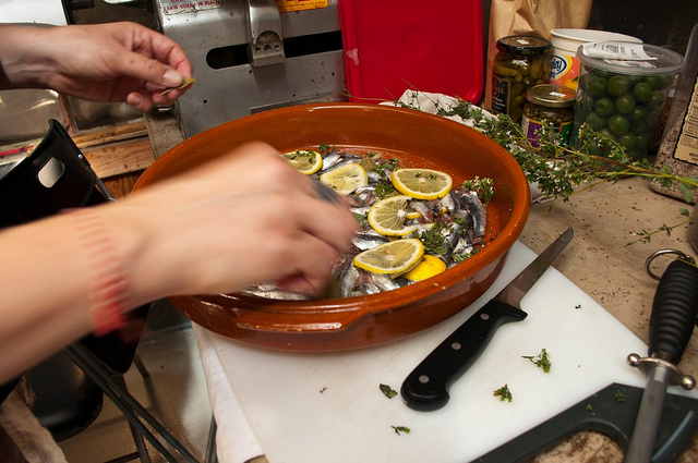 Le sardine marinate al limone, secondo veloce e facile da fare