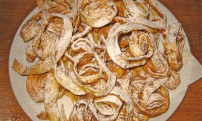 ricetta delle tagliatelle di Carnevale