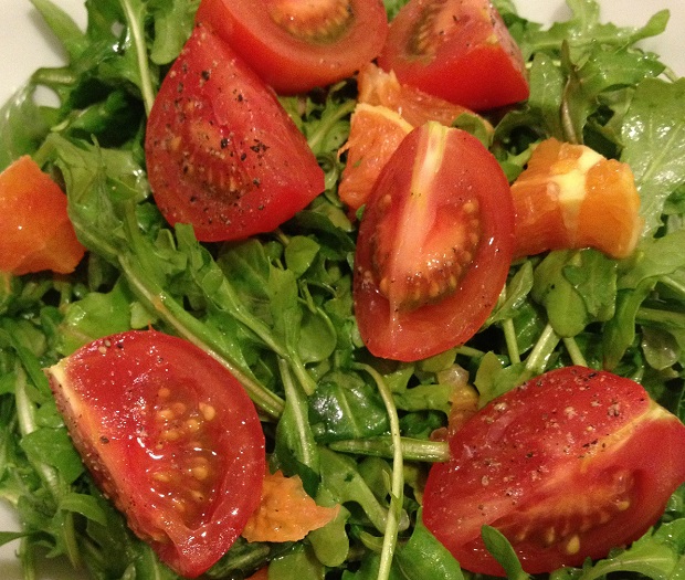 Insalata di arance e rucola, la ricetta del fresco contorno