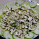 Le zucchine con menta e feta nel contorno estivo facile e veloce