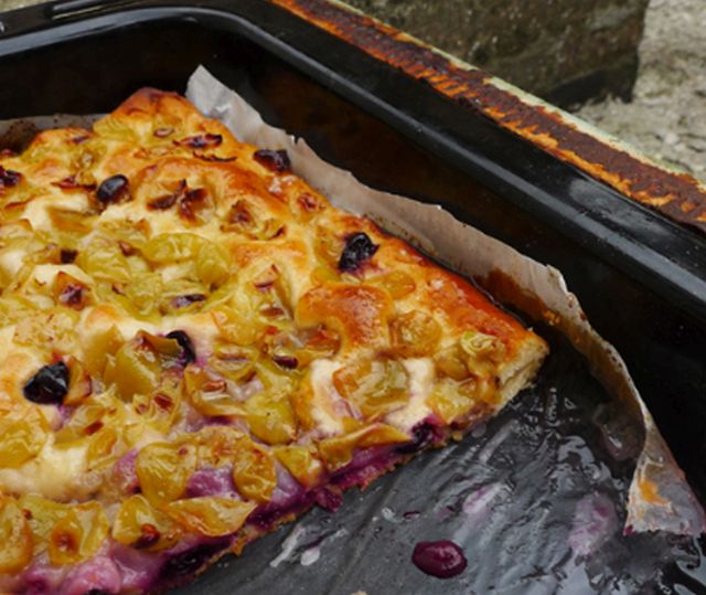 La schiacciata all&#8217;uva con la ricetta di Benedetta Parodi