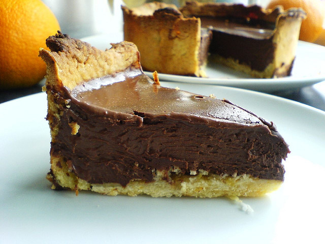 La crostata alla zucca e cioccolato per un dessert goloso