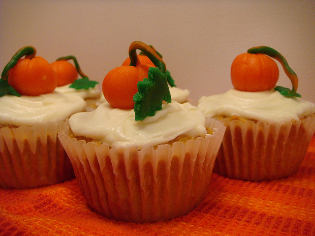 I cupcake alla zucca da preparare per Halloween