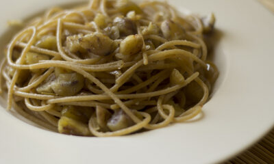 La pasta alle castagne e funghi porcini per un primo piatto autunnale