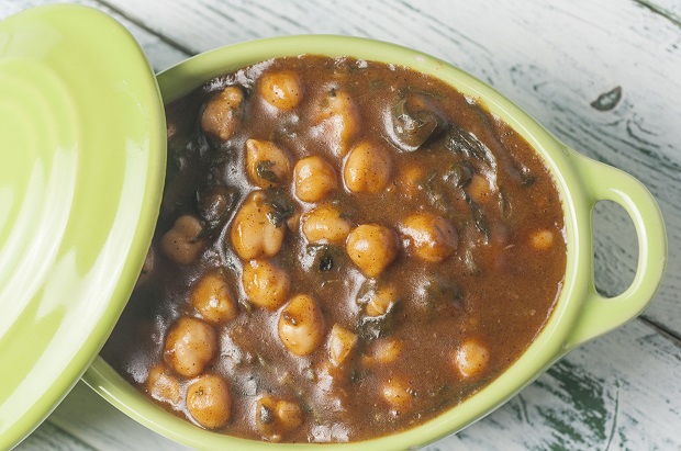 La zuppa di ceci e funghi per le fredde serate autunnali