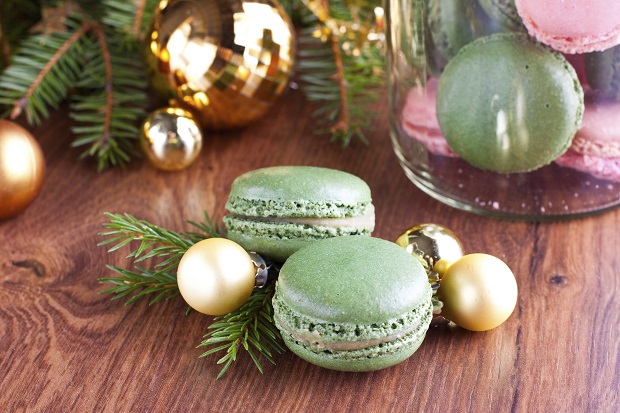 I macarons per Natale nel Calendario dell&#8217;Avvento