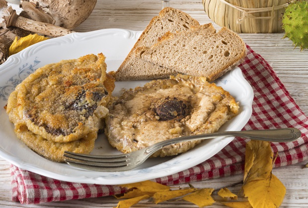 Le cotolette di funghi pleurotus da fare al forno