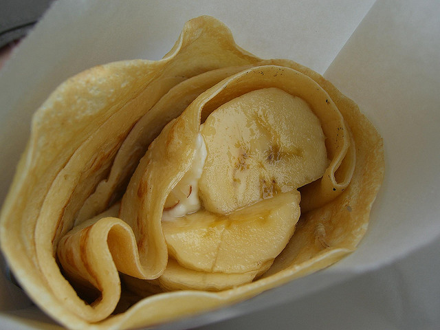 Le crepes alle banane e miele semplici da preparare