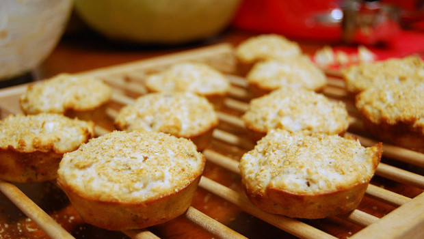 I muffin pere e gorgonzola con la ricetta per il Bimby