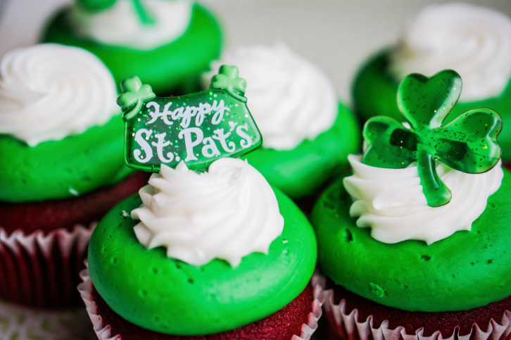 Cupcake al cioccolato e Guinness per festeggiare San Patrizio