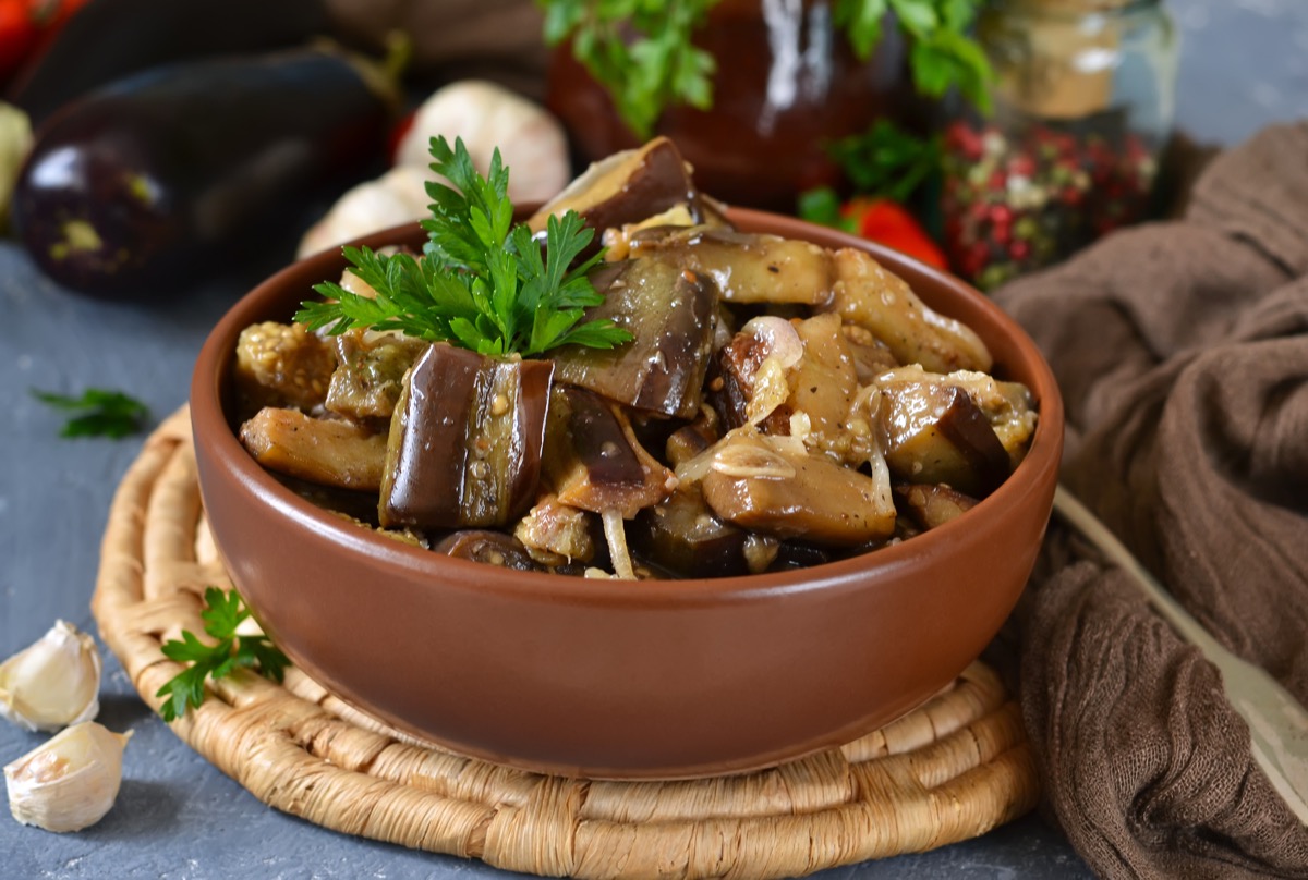 Le melanzane a funghetto con la ricetta light