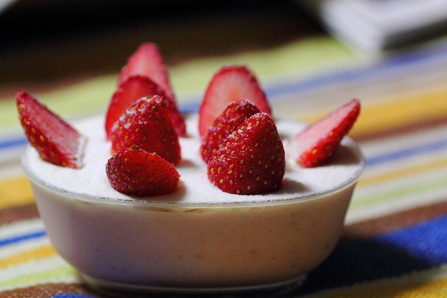 Come preparare la mousse di fragole senza panna