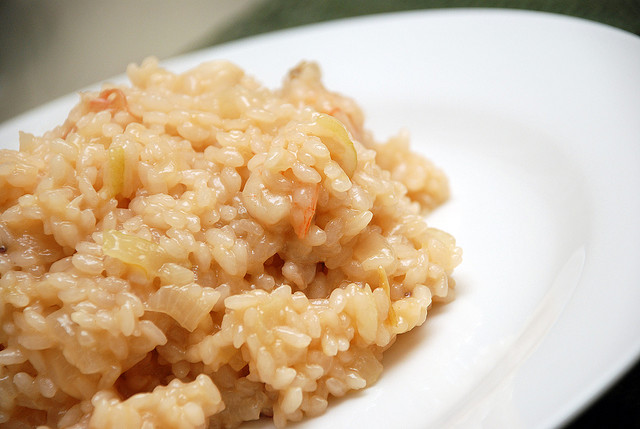 Il risotto alle arance e mandorle per salutare la Primavera