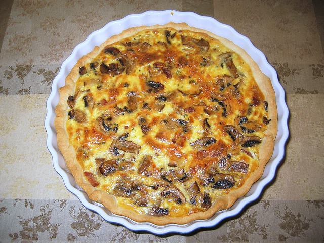 La quiche ai funghi e porri con la ricetta facile