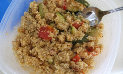 quinoa zucchine peperoni ricetta leggera