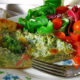 torta salata con broccoli e prosciutto cotto