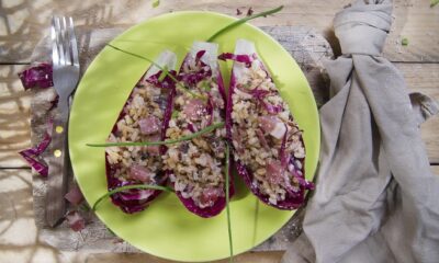 risotto con salsiccia e radicchio