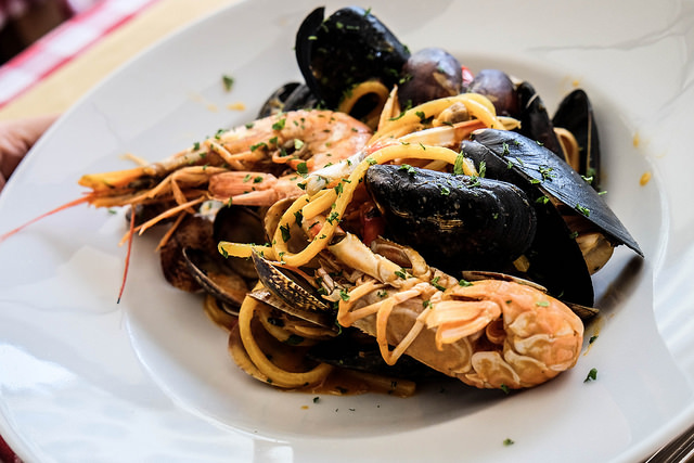 Gli Spaghetti ai frutti di mare con la ricetta dello chef Gianfranco Pascucci