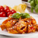 fettuccine al forno con mozzarella