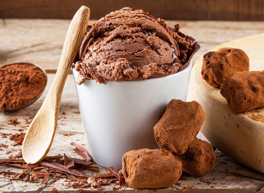 Il gelato vegano al cioccolato con la ricetta facile