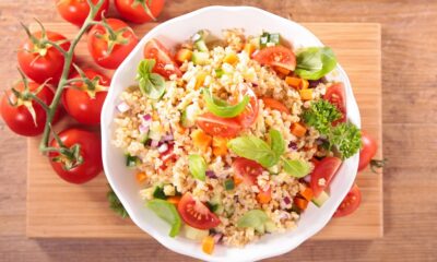 Insalata di farro vegetariana