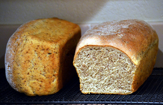 Il pane integrale con la ricetta per la macchina del pane