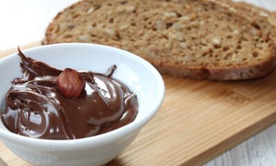 Prima colazione pane e nutella