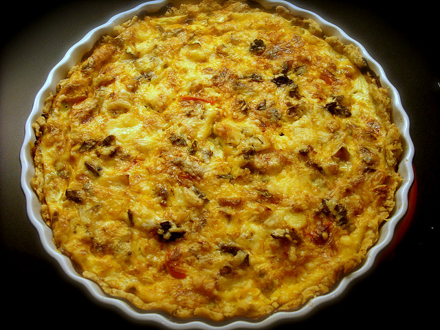 La quiche ai funghi e salsiccia perfetta per l’antipasto