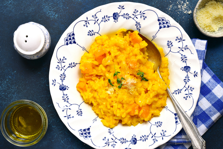 Risotto alla zucca: la ricetta con il Bimby