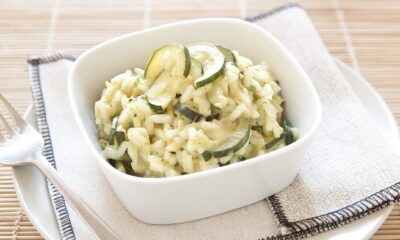 Risotto integrale di zucchine