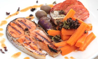 salmone alla piastra con salsa teriyaki