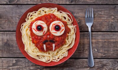 Spaghetti con la salsa