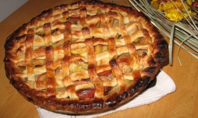 torta salata con zucca e speck