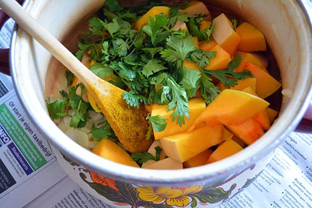 La crema di zucca per condire la pasta