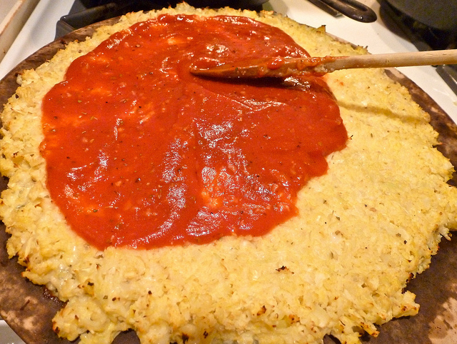 La pizza di cavolfiore con la ricetta Dukan