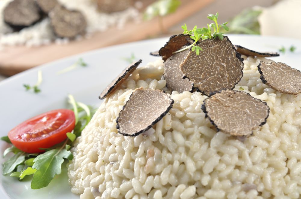 Come cucinare il risotto al tartufo nero