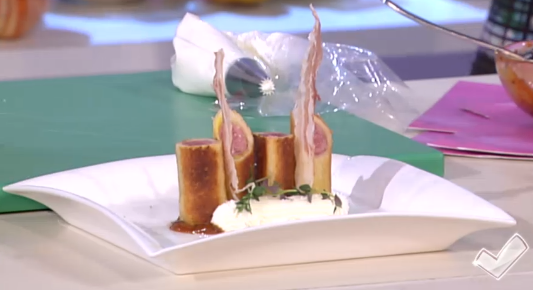 Salsiccia in crosta: la ricetta dello chef Ilario Vinciguerra