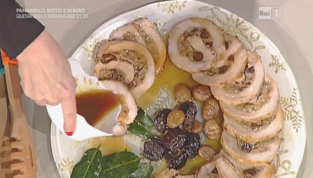 Arrosto di maiale ripieno di frutta secca: la ricetta di Natalia Cattelani