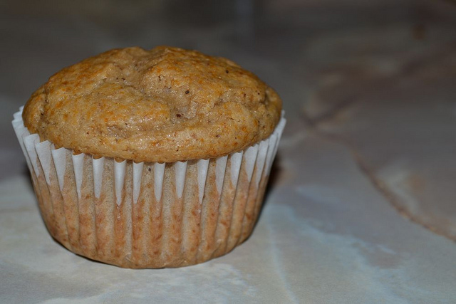 I muffin ai kiwi e banane per la merenda dei bambini