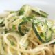 pasta con ricotta, zucchine e zafferano
