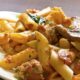 pennette alla boscaiola con il sugo