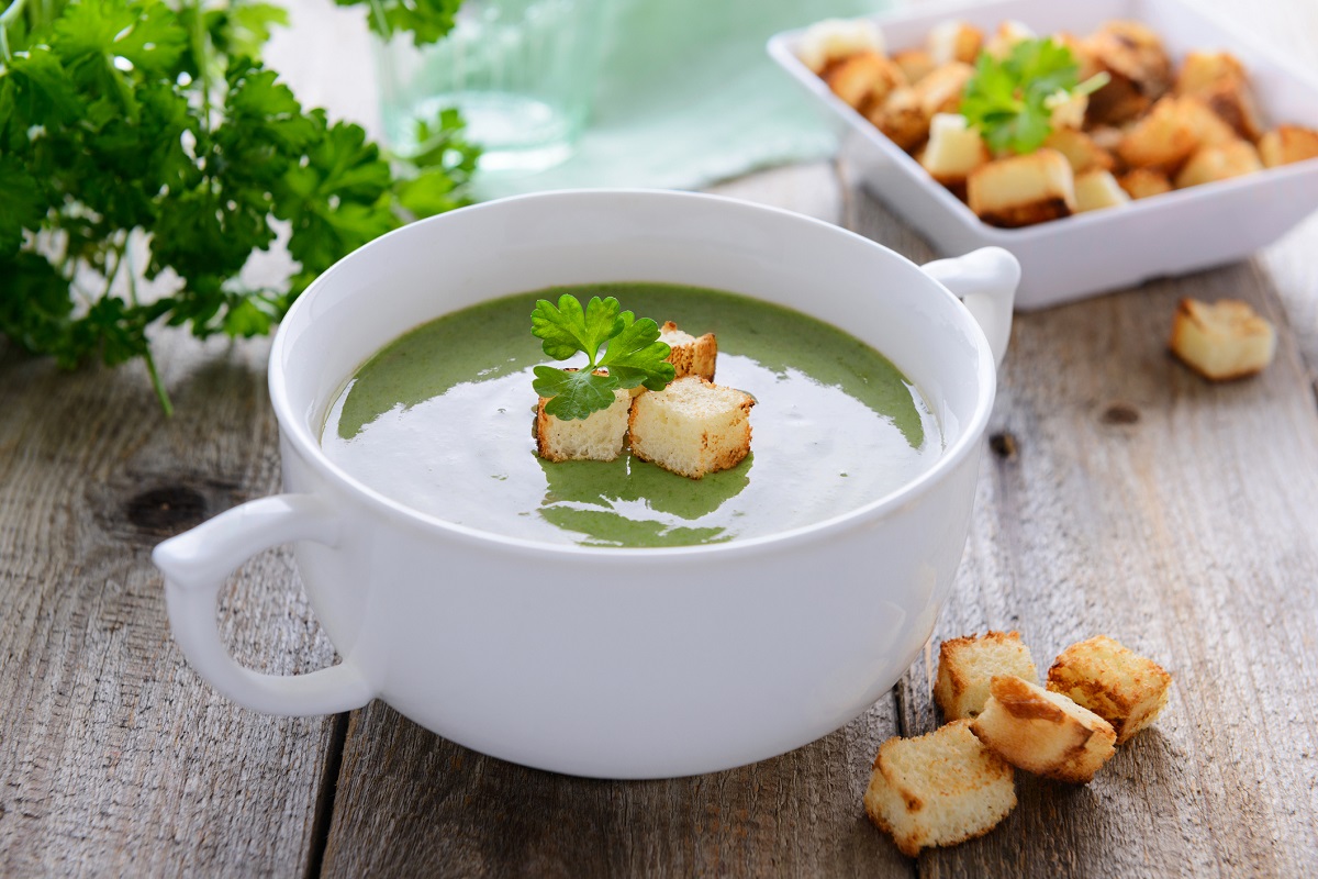 La vellutata di spinaci con la ricetta light