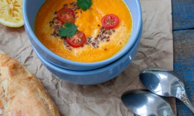 vellutata di zucca e carote