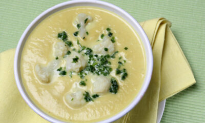 crema cavolfiore zenzero cena