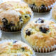muffin cioccolato bianco mirtilli merenda golosa