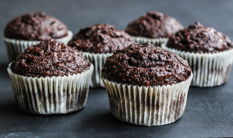 I muffin al cioccolato e cocco con la ricetta vegan